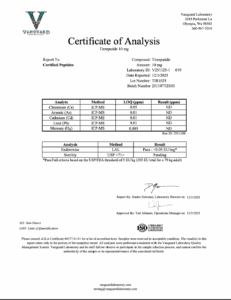 Tirzepatide 10mg COA 2