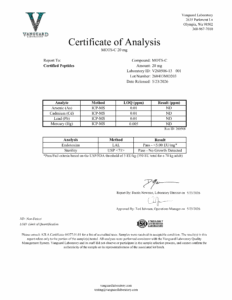 MOTS-c 20mg Contaminant screen — tested May 23, 2026
