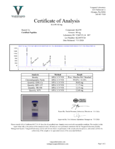 KLOW 80mg Certificate of analysis — tested Jul 31, 2026