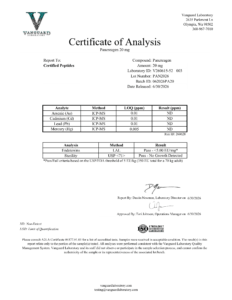 Pancragen 20mg Contaminant screen — tested Jun 30, 2026