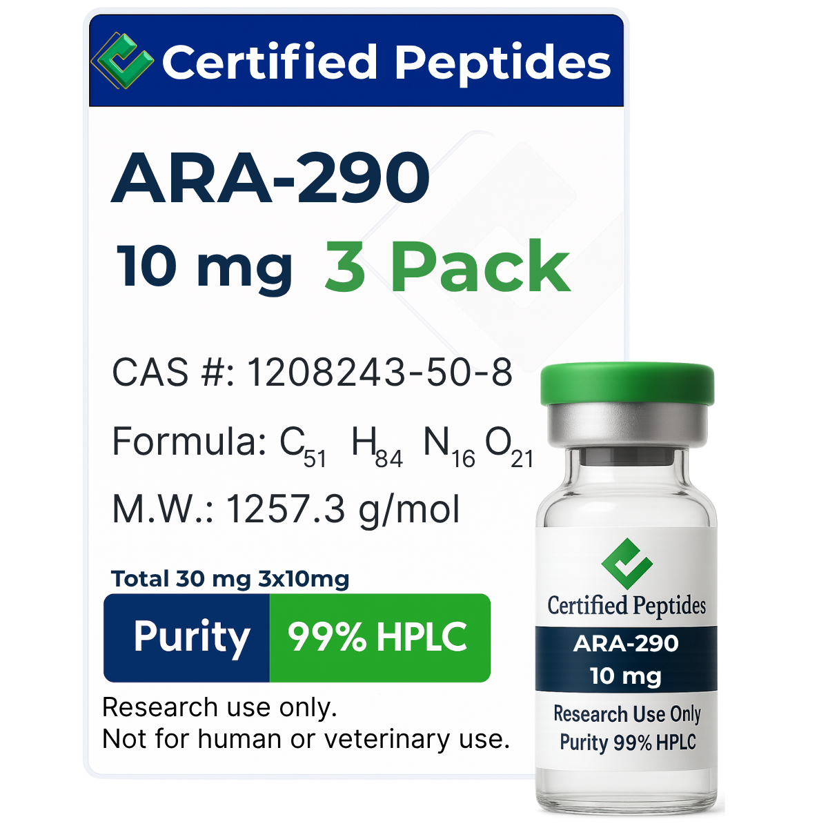 ARA-290 30MG BUNDLE 3x10mg