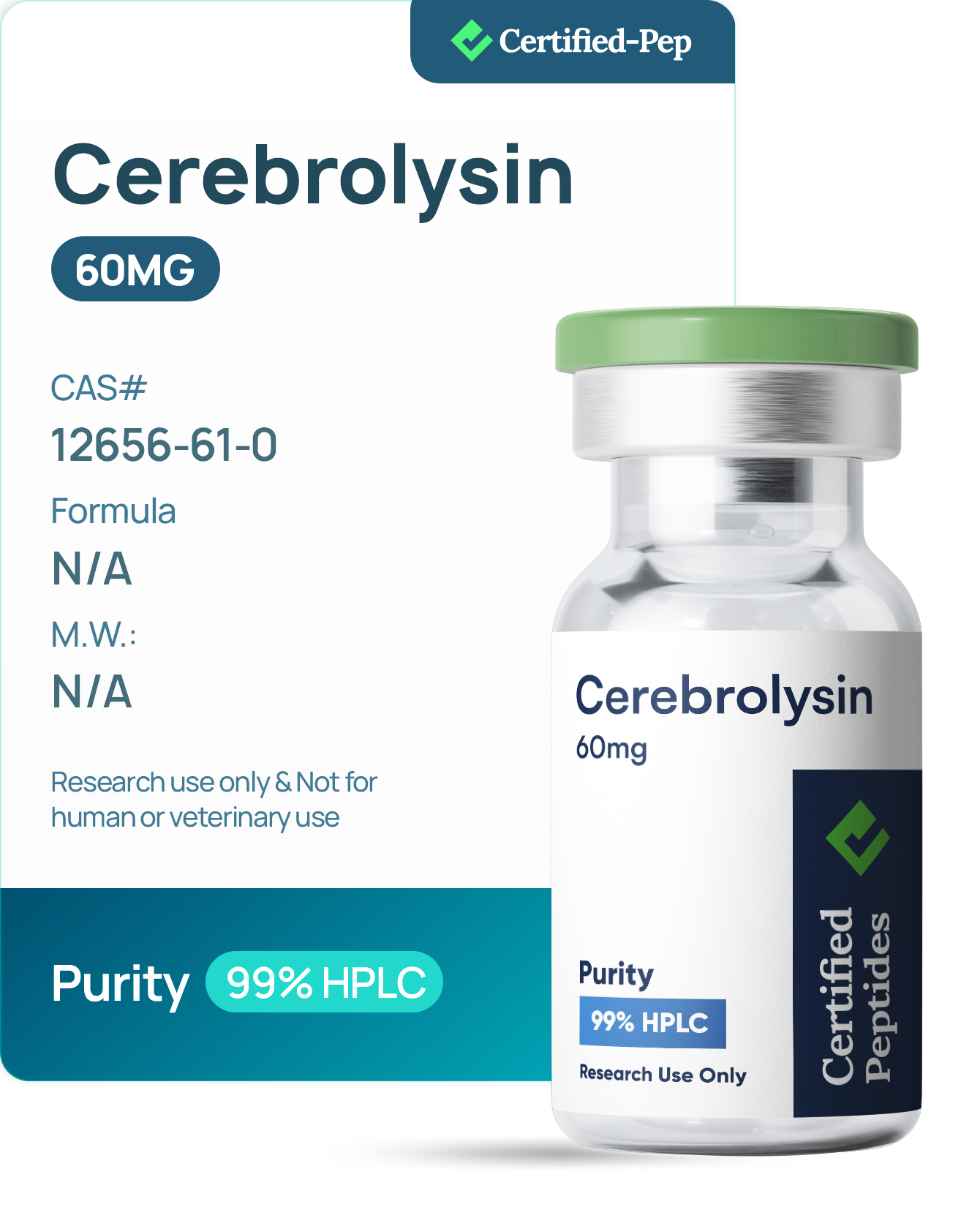 Cerebrolysin 60mg 10ml vial
