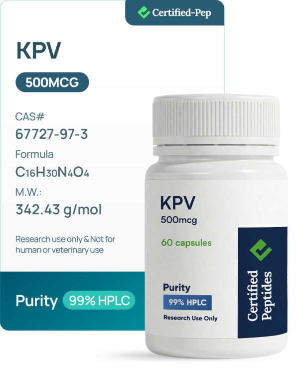 KPV 500mcg · 60 capsules