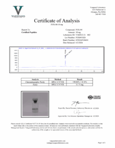 FOX 04 10mg Certificate of analysis — tested Jun 2, 2026