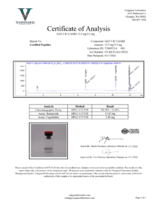 GLP3-R / Cagri 12.5 / 2.5mg Certificate of analysis — tested Jun 11, 2026