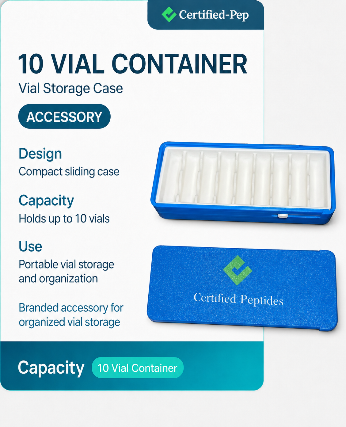 10 Vial Container 