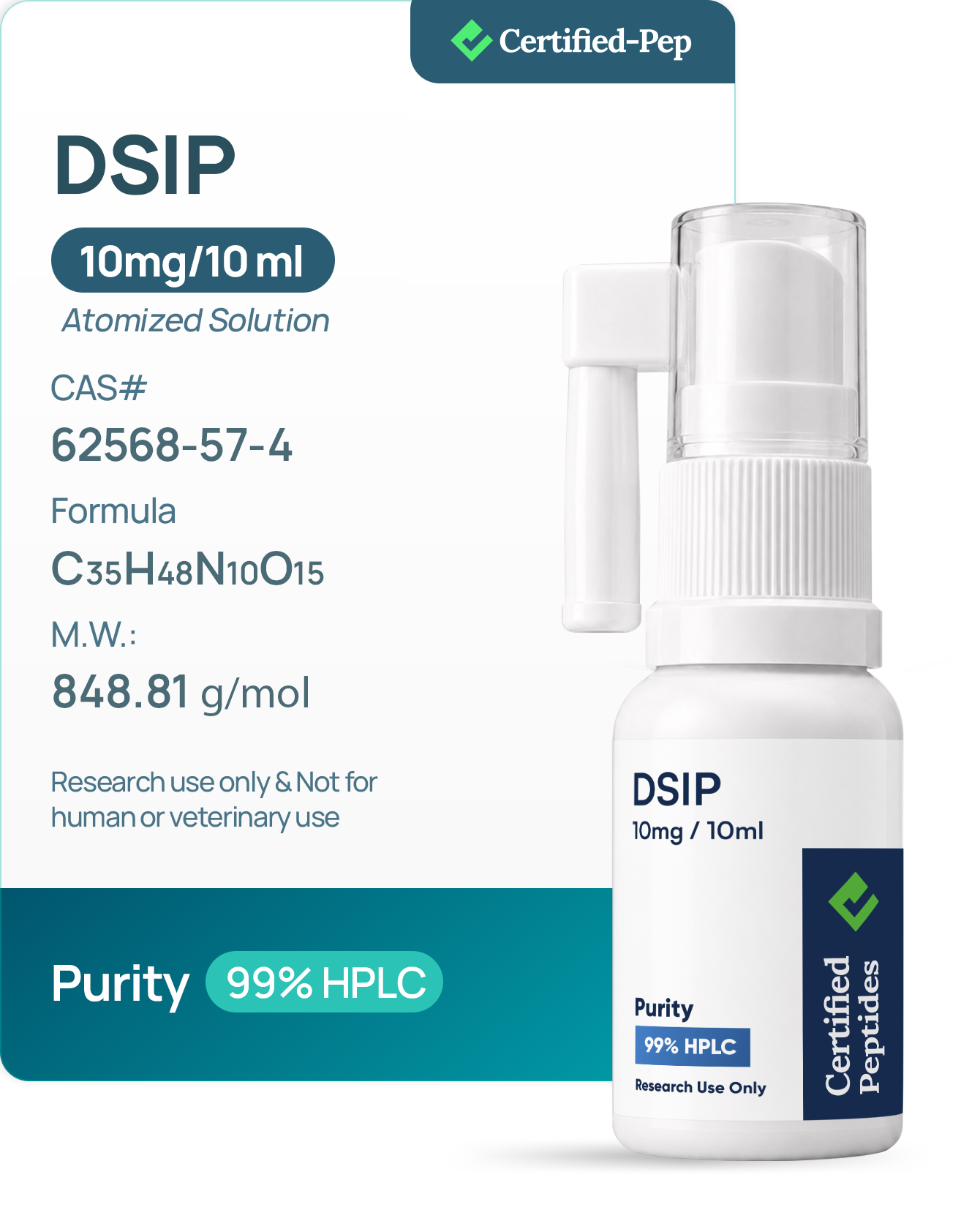 DSIP Atomized 10mg