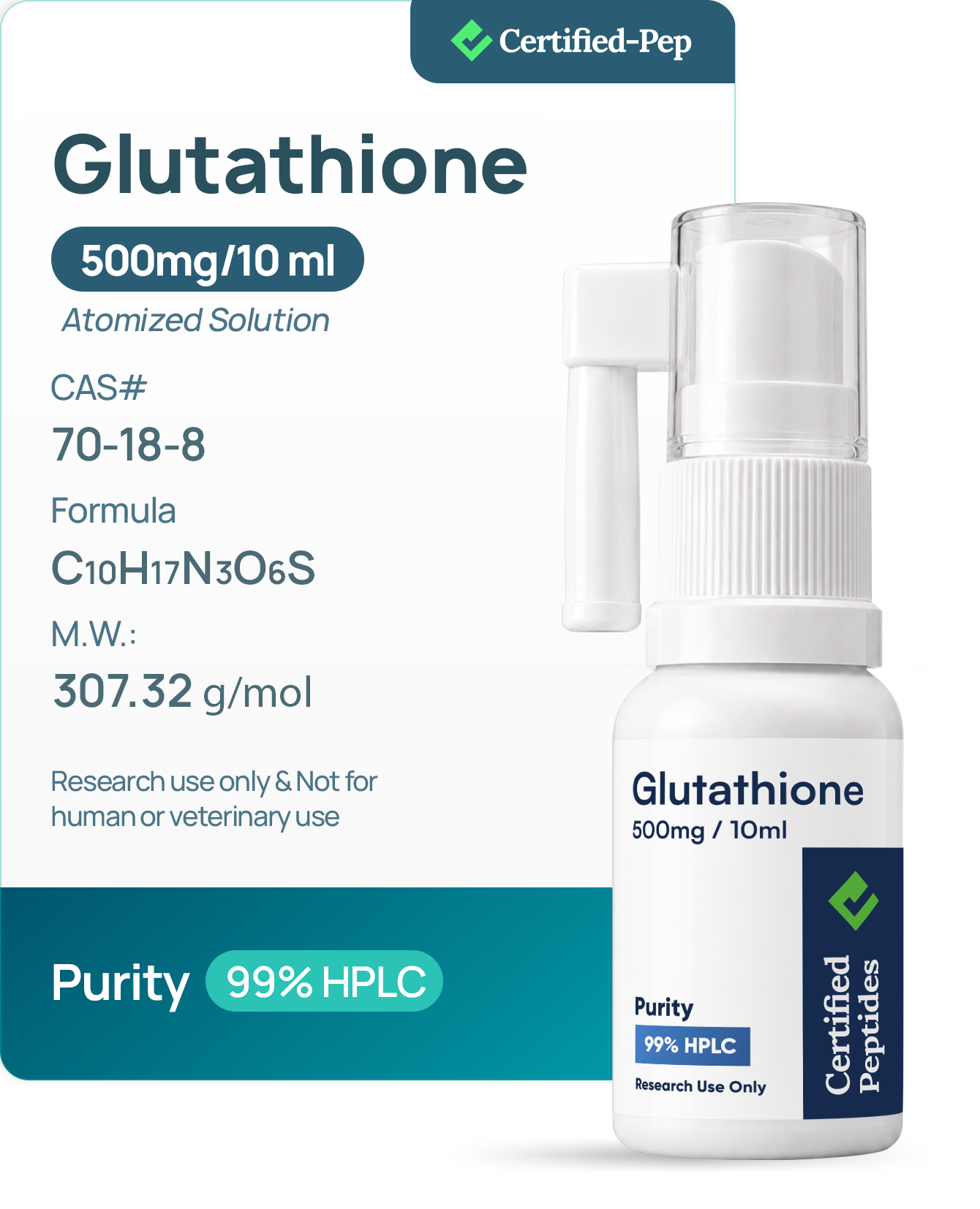 Glutathione Atomized 500mg