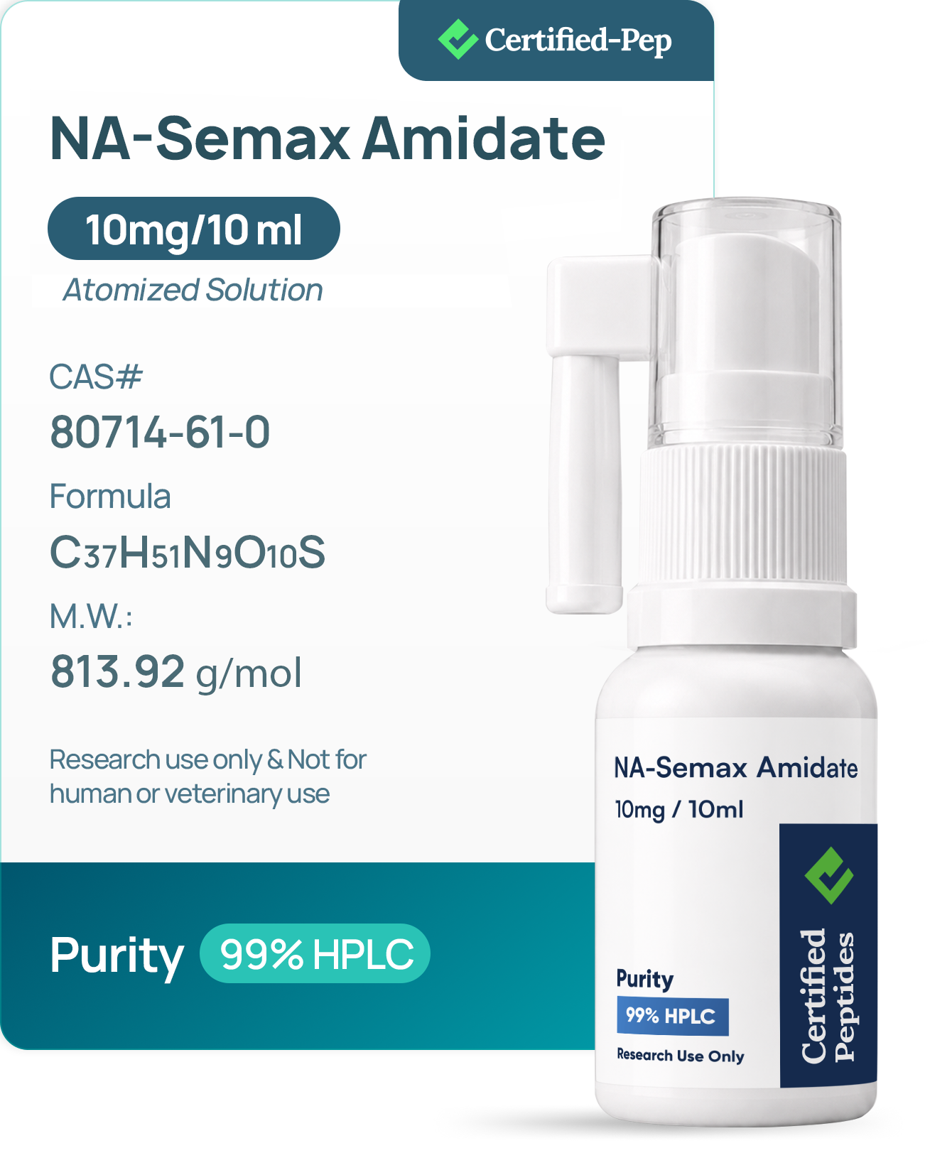 NA Semax Amidate Atomized 10mg