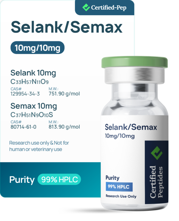 Selank / Semax 10 / 10mg