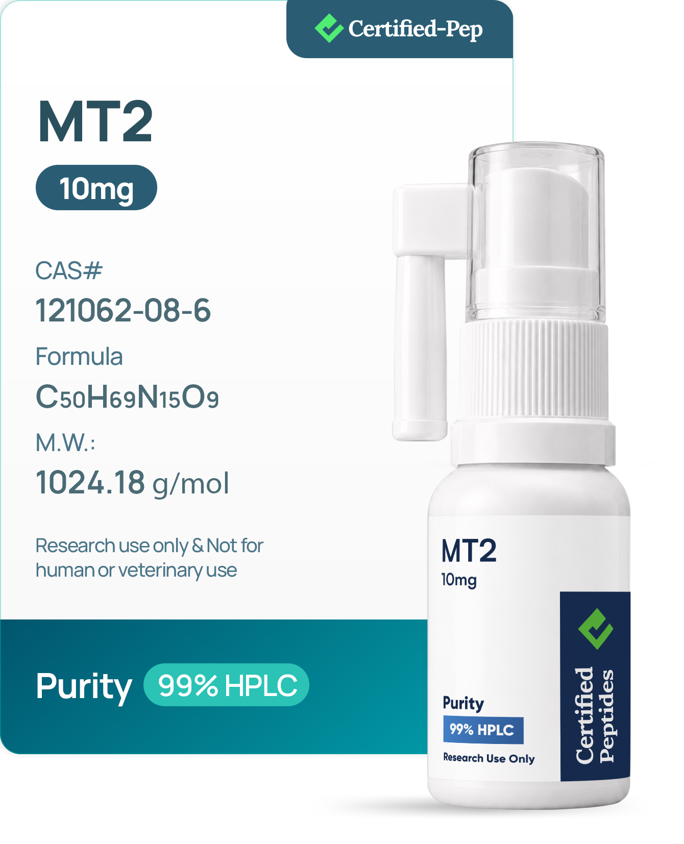 Melanotan 2 10mg atomized