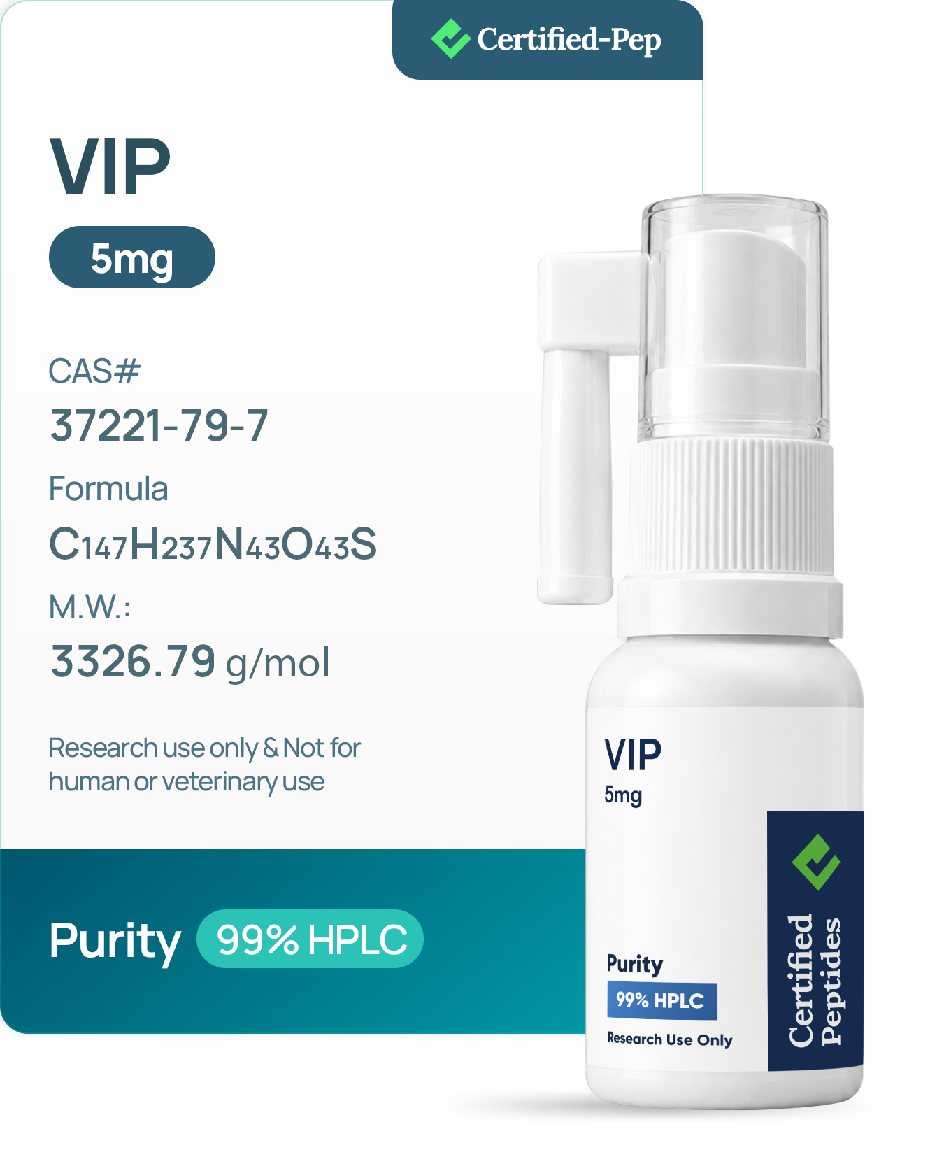 VIP 5mg atomized