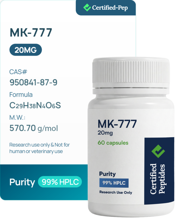 MK-777 20mg · 60 capsules